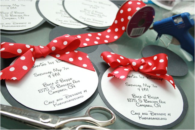 Minnie Mouse Party Invitations Diy Minnie Mouse Birthday Party