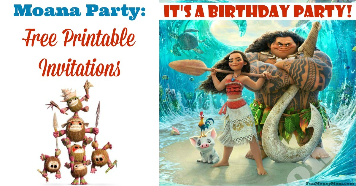Moana Birthday Invitation Template Moana Invitations Free Printable Invitations for A Moana