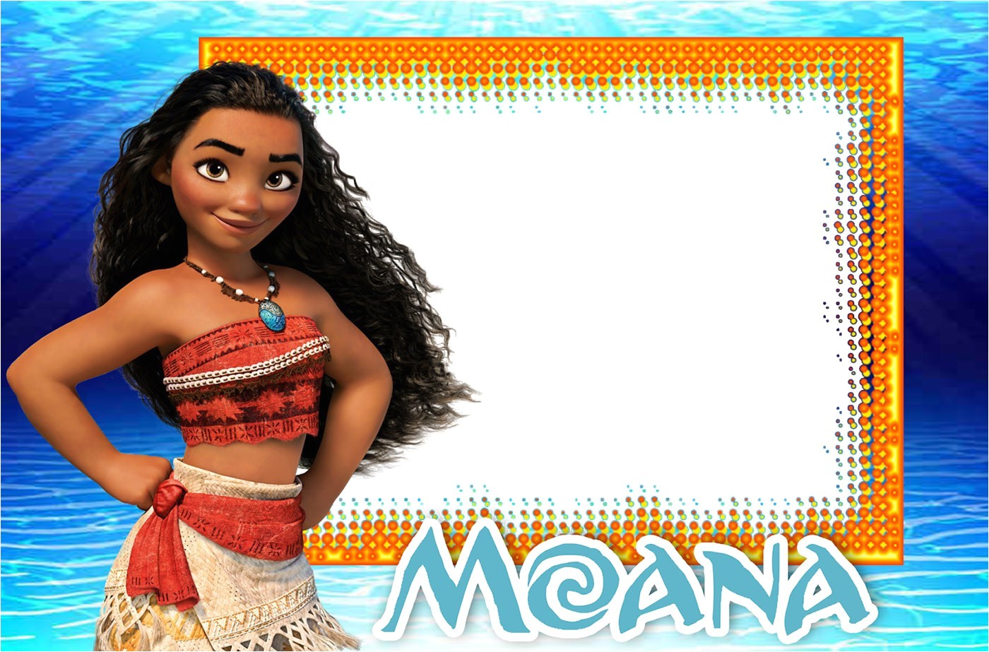 Moana Birthday Party Invitation Template Moana Birthday Invitation Template Free Printable
