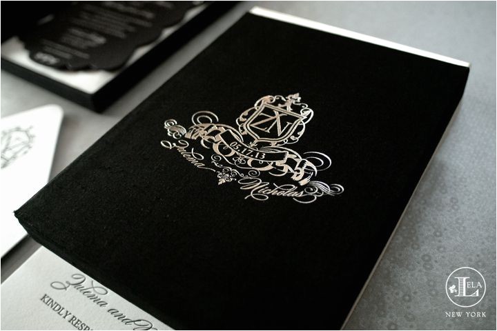 Modern Luxury Birthday Invitations Black White and Silver Luxury Invitations