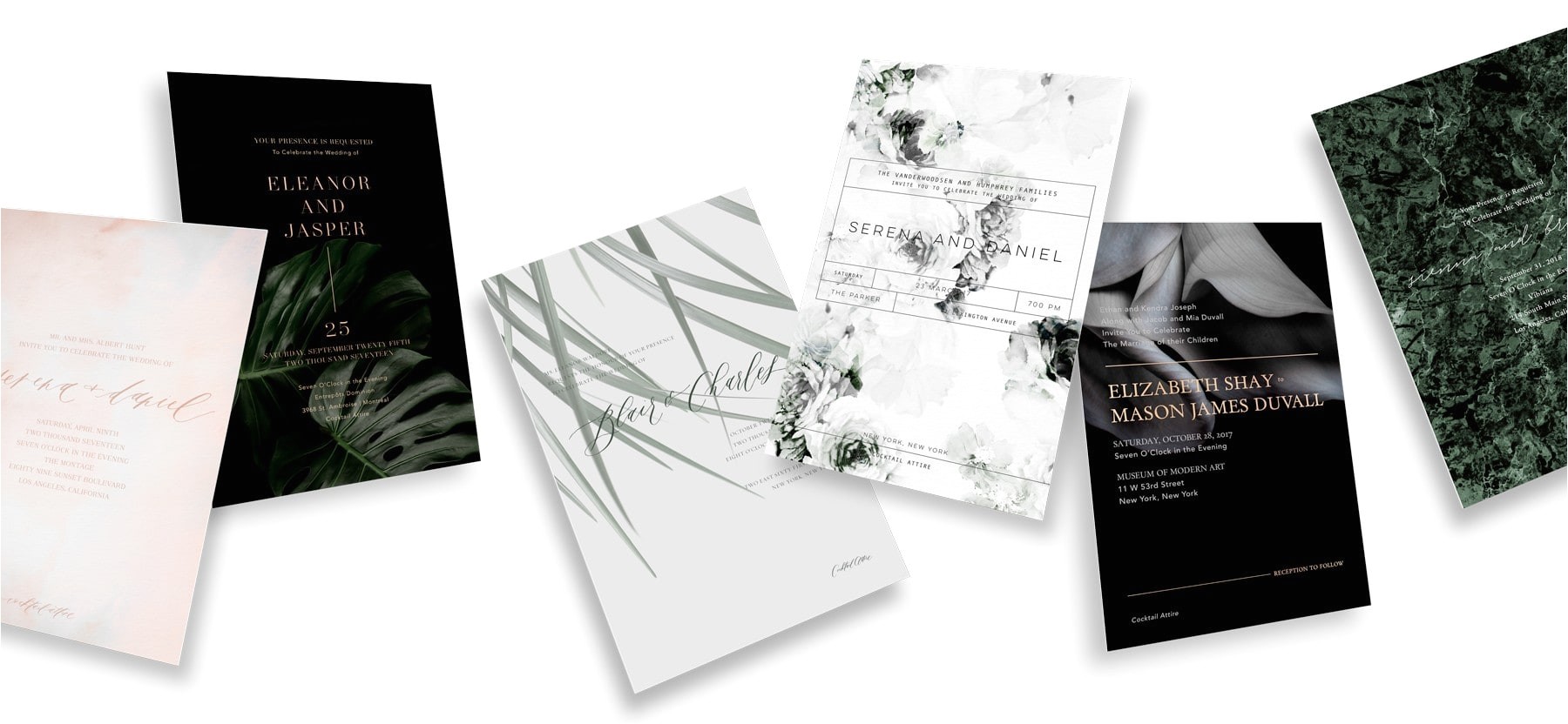 Modern Luxury Birthday Invitations Modern Wedding Invitations & Wedding Websites