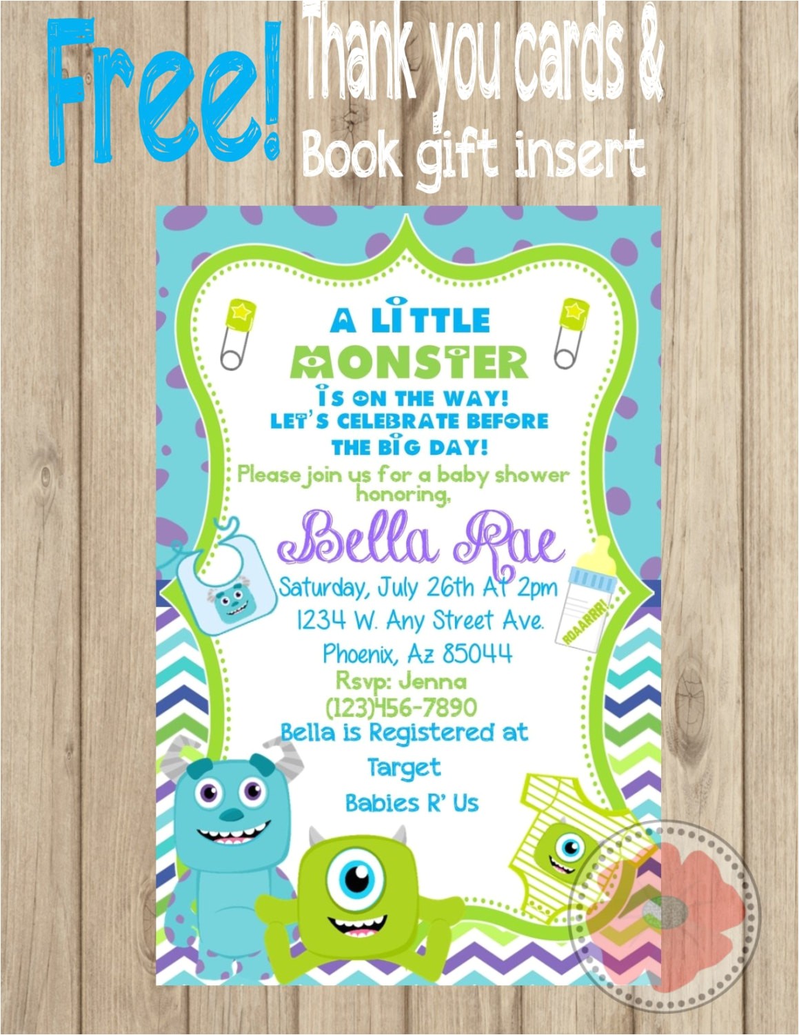 Monsters Inc Baby Shower Invites Monsters Inc Baby Shower Invitation Diy by Poppypaper Pany Monsters Inc Baby Shower Invites Monsters Inc Baby Shower Invitation Diy by Poppypaper Pany