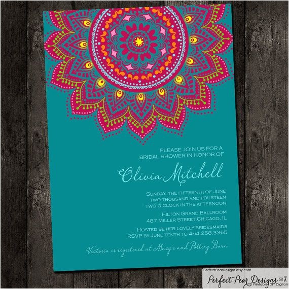 Moroccan themed Bridal Shower Invitations Best 25 Indian Invitations Ideas On Pinterest