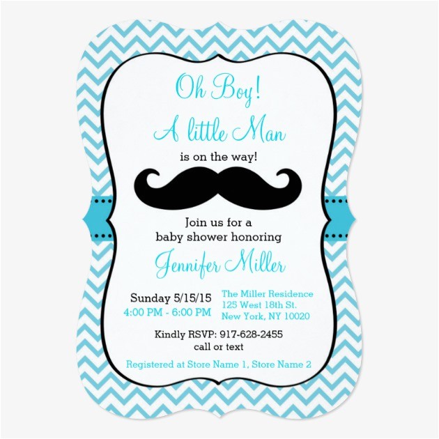 Mustache Invitations for Baby Shower Mustache Baby Shower Invitations – Gangcraft