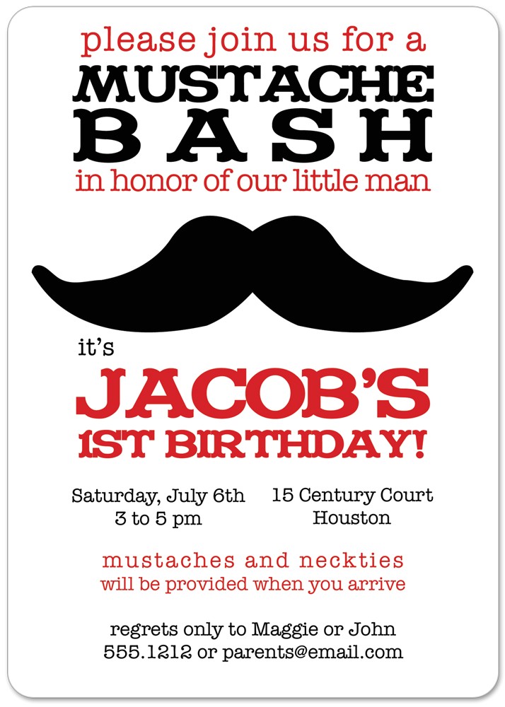 Mustache Party Invitation Template Birthday Invites Mustache Birthday Invitations Printable