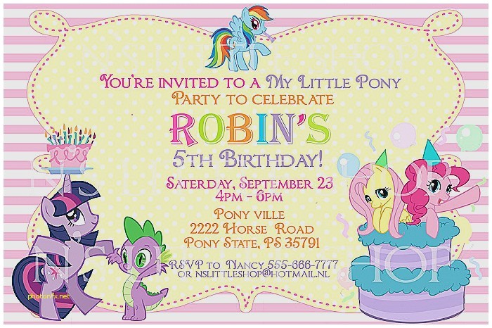 My Little Pony Baby Shower Invitations Baby Shower Invitation Lovely My Little Pony Baby Shower