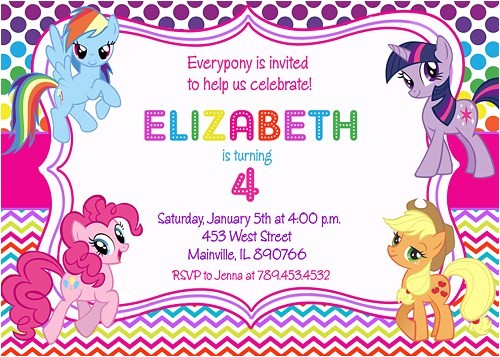My Little Pony Printable Birthday Invitations My Little Pony Birthday Party Invitation Digital My Little Pony Printable Birthday Invitations My Little Pony Birthday Party Invitation Digital