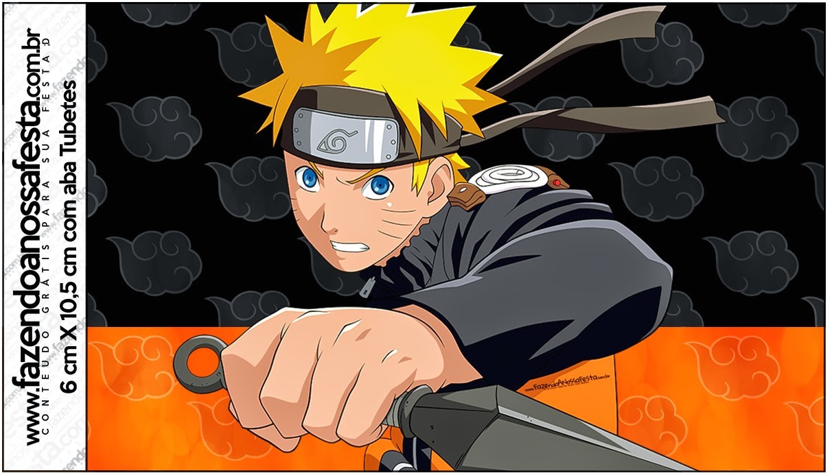 Naruto theme Birthday Invitation Naruto Birthday Invitation Naruto Free Printable Candy