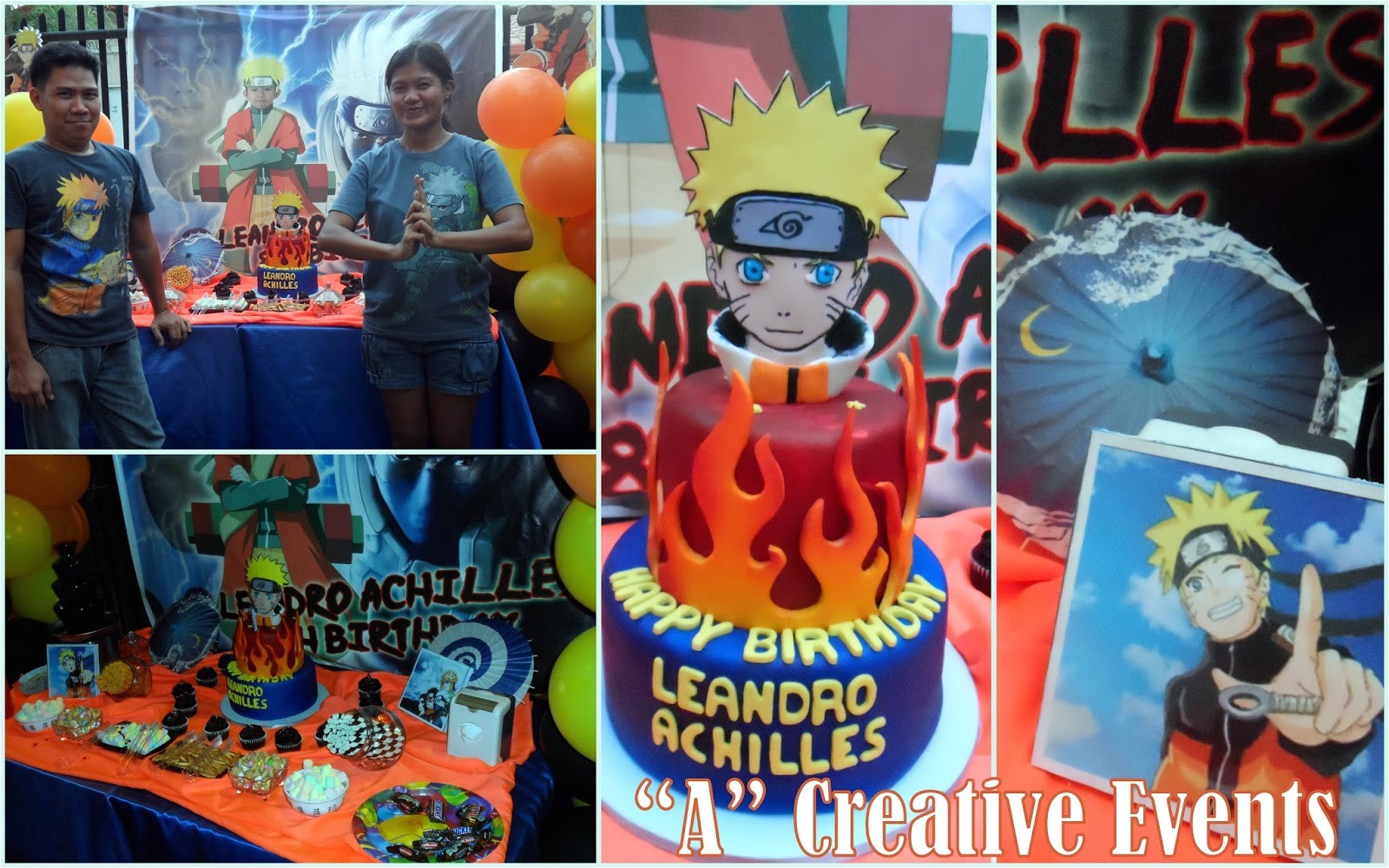 Naruto theme Birthday Invitation Naruto themed Party for Leandro Achilles athena Miel 39 S