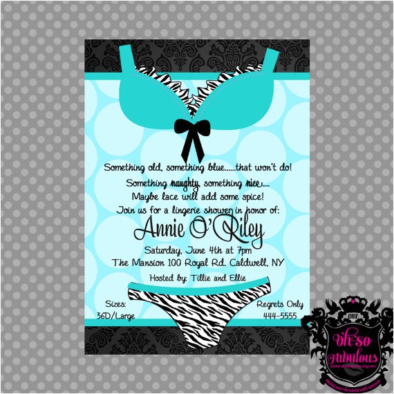 Naughty Bridal Shower Invitations Items Similar to something Naughty and Nice Bridal Shower