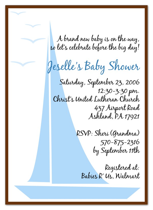 Nautical Baby Shower Invitation Wording Nautical Baby Shower Invitation Wording Oxyline