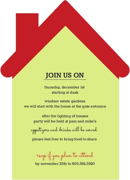 Neighborhood Holiday Party Invitation Wording Merry and Bright Neighborhood Holiday Party Invitation