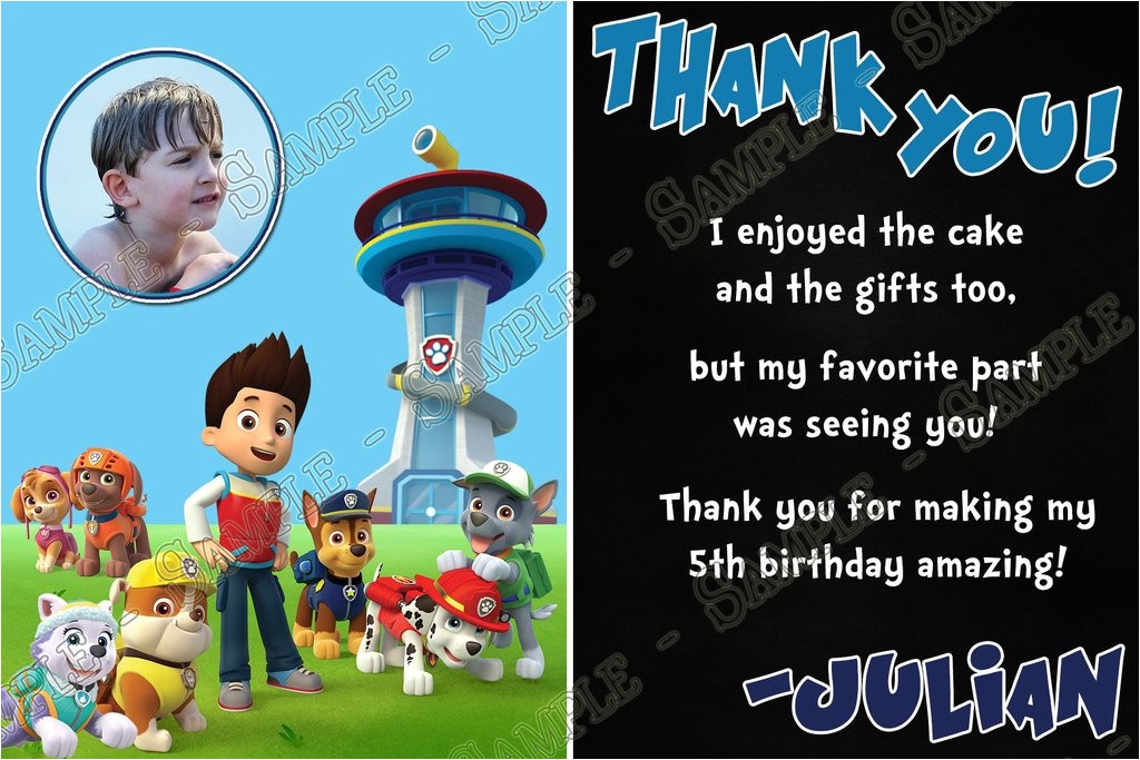 Nick Jr Paw Patrol Birthday Invitations Novel Concept Designs Paw Patrol Nick Jr Chalkboard
