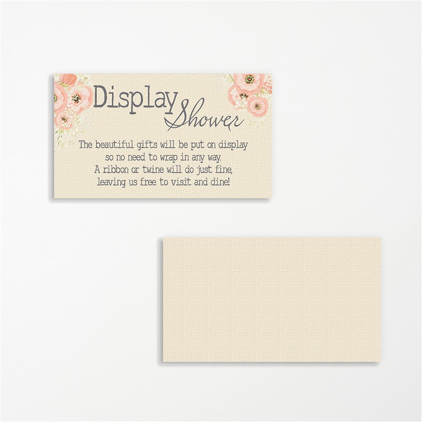 No Wrap Bridal Shower Invitation Wording Display Shower Invitation Insert
