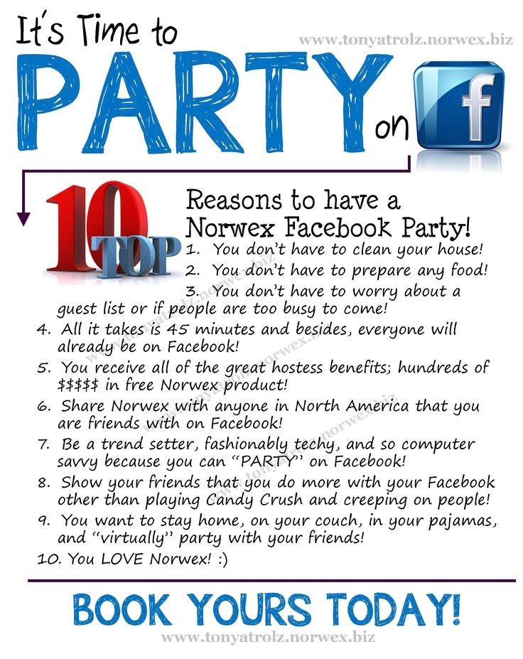 Norwex Launch Party Invitations Time to Party norwex Love