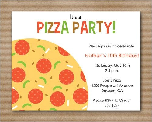 Office Pizza Party Invitation Template 1000 Images About Pizza Party On Pinterest Favor Boxes