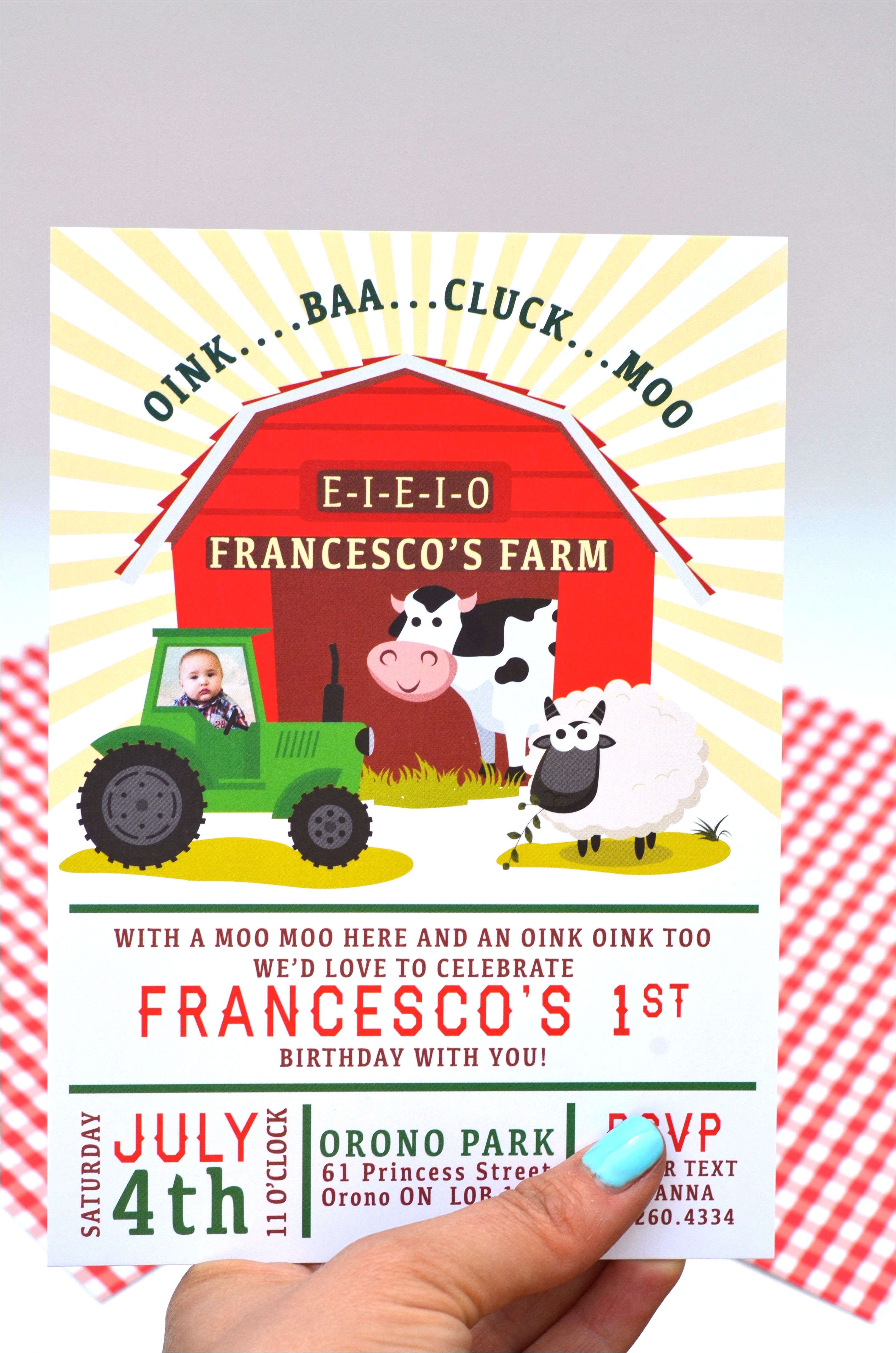 Old Macdonald Had A Farm Birthday Invitations Old Macdonald Had A Farm Birthday Invitations Lijicinu