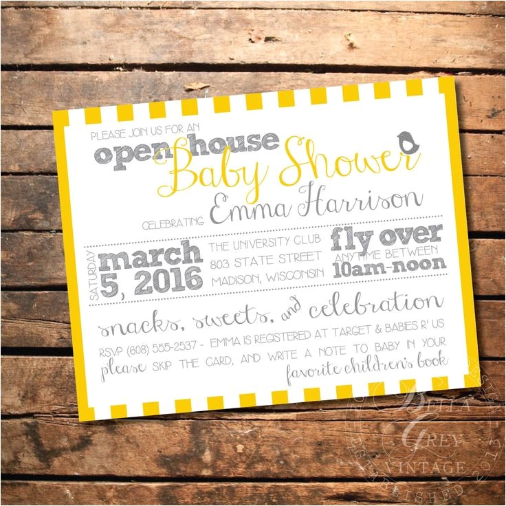 Open House Baby Shower Invitations Best 25 Open House Invitation Ideas On Pinterest