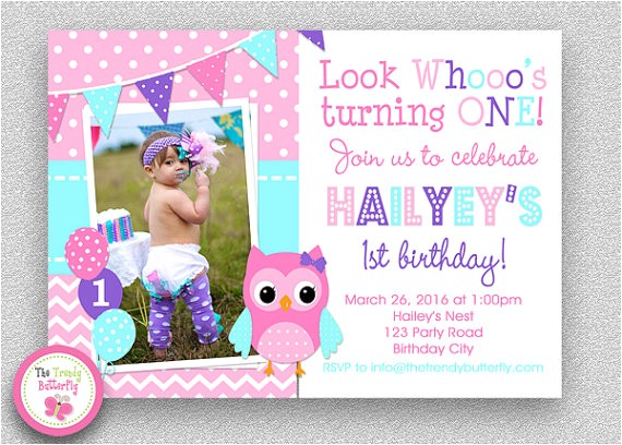 Owl First Birthday Invitations Girls Birthday Invitation Girls 1st Birthday Invitation Owl First Birthday Invitations Girls Birthday Invitation Girls 1st Birthday Invitation