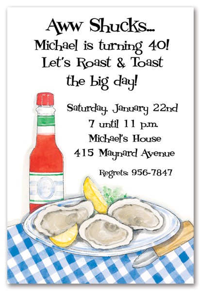 Oyster Roast Birthday Invitations Oyster Roast Clip Art 12