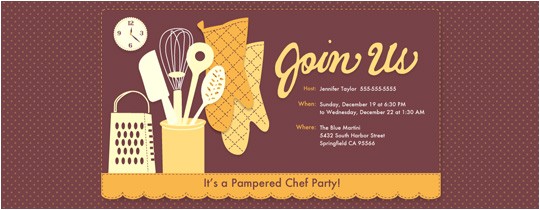 Pampered Chef Party Invitation Pampered Chef Bridal Shower Invitations Wording