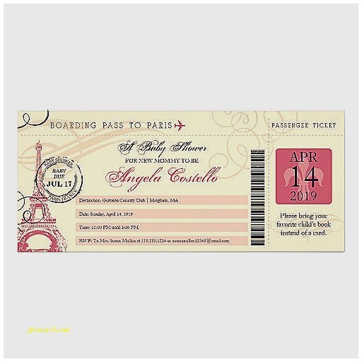 Paper source Baby Shower Invitations Baby Shower Invitation Awesome Baby Shower Boarding Pass