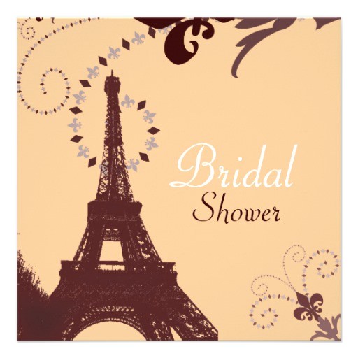 Paris Tea Party Invitation Paris Vintage Bridal Shower Tea Party Invitation Zazzle