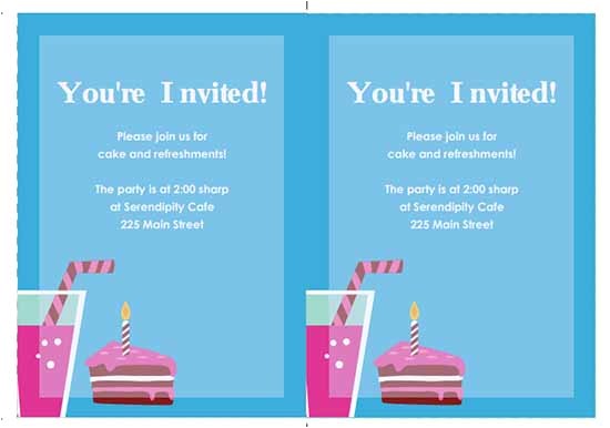Party Invitation Template Word 6 Free Party Invitation Templates Excel Pdf formats