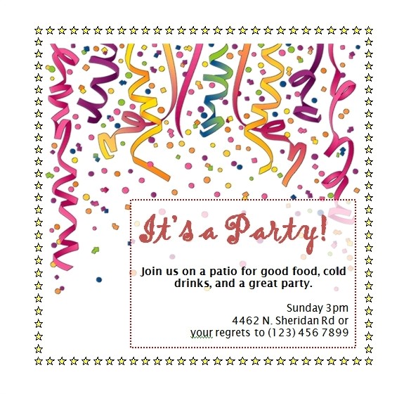 Party Invitation Templates Free Word Birthday Party Invitation Template Word Beepmunk