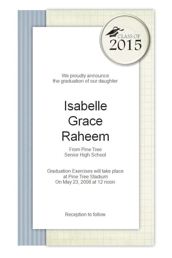 Party Invitation Templates Free Word Graduation Invitation Templates Free – Gangcraft