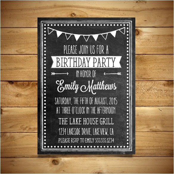 Party Invitation Templates Word Free 18 Ms Word format Birthday Templates Free Download Free
