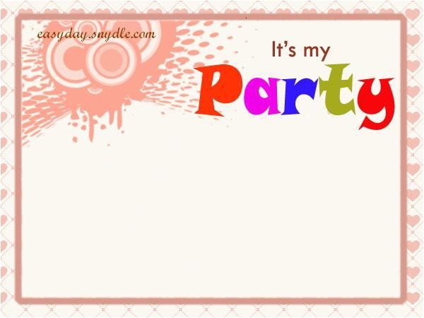 Party Invitations Messages Birthday Invitation Wording Easyday