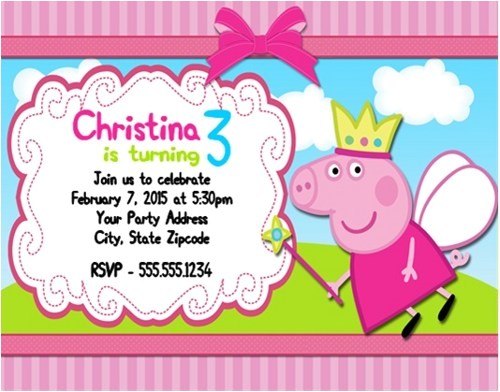Peppa Pig Birthday Invitations Free Downloads Birthday Invitation Templates Peppa Pig Birthday