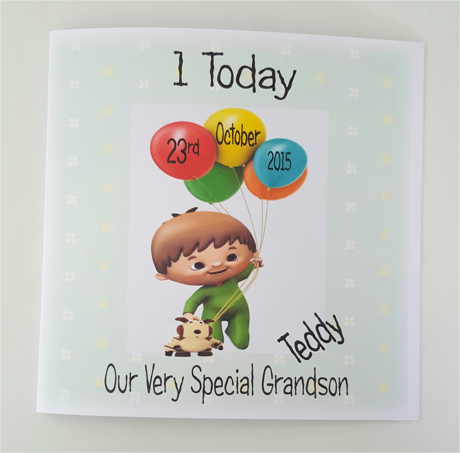 Personalised 1st Birthday Cards for Grandson Grandson Birthday Wishes Greeting Cards Unique Personalised 1st Birthday Cards for Grandson Grandson Birthday Wishes Greeting Cards Unique