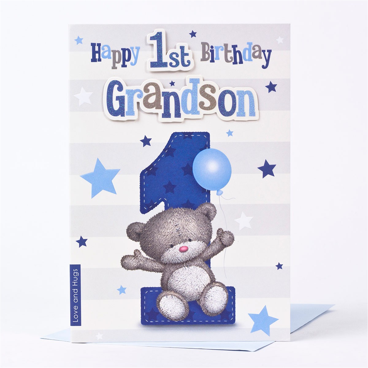 Personalised 1st Birthday Cards for Grandson Hugs 1st Birthday Card Grandson Only 1 49 Personalised 1st Birthday Cards for Grandson Hugs 1st Birthday Card Grandson Only 1 49