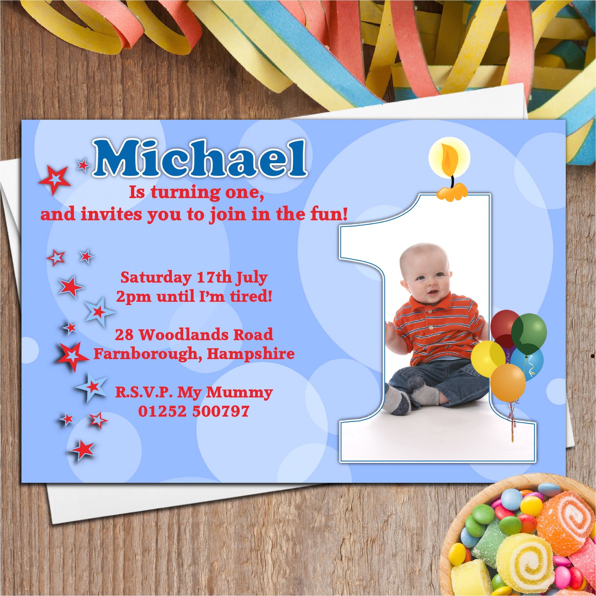 Personalised 1st Birthday Invites 10 Boys Personalised First 1st Birthday Party Photo Personalised 1st Birthday Invites 10 Boys Personalised First 1st Birthday Party Photo