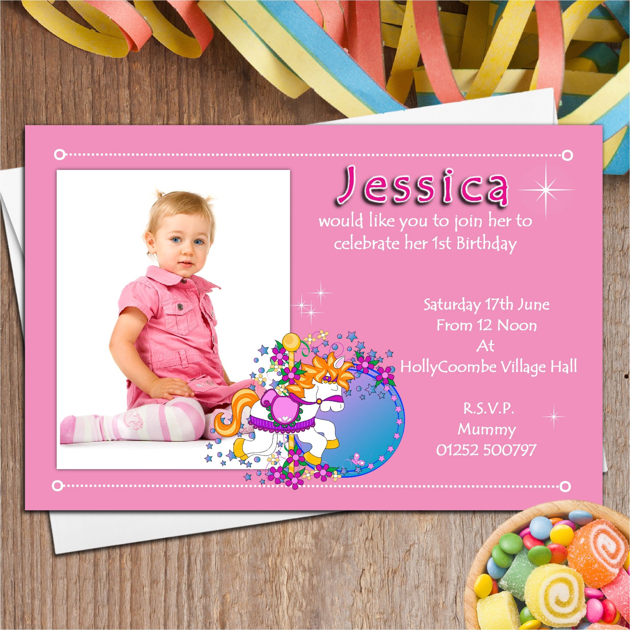 Personalised 1st Birthday Invites 10 Personalised Girls First 1st Birthday Party Photo Personalised 1st Birthday Invites 10 Personalised Girls First 1st Birthday Party Photo