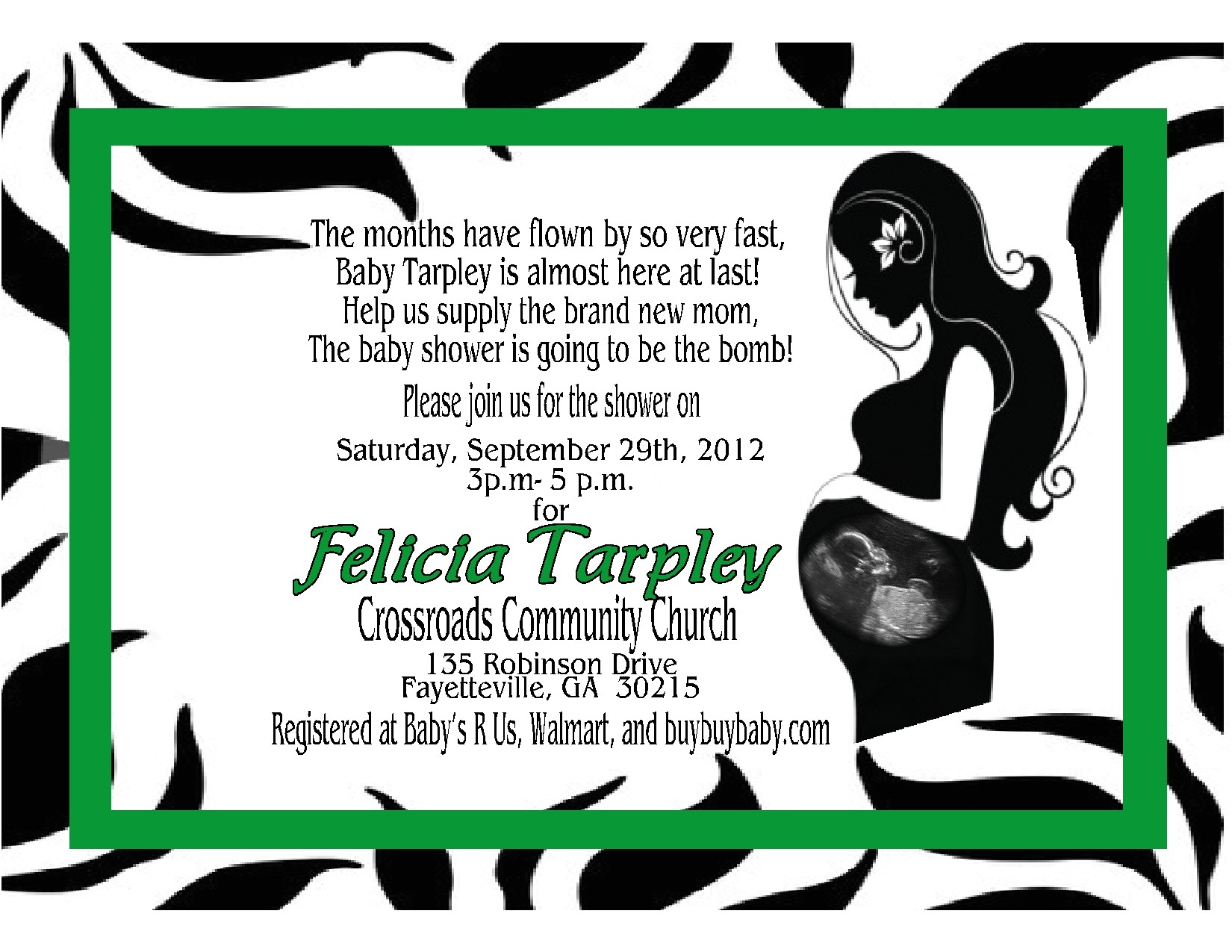 Personalized Photo Baby Shower Invitations Personalized Baby Shower Invitations