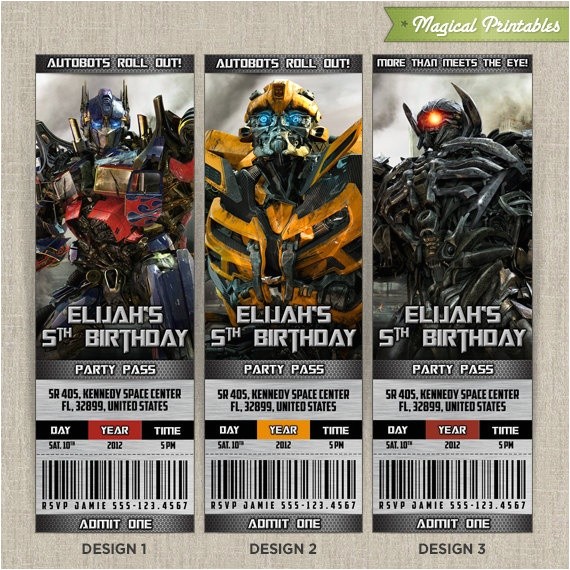 Personalized Transformer Birthday Invitations 28 Best Transformers Cakes Images On Pinterest