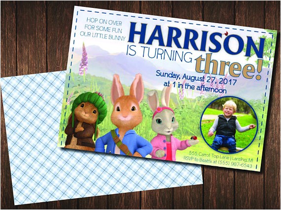 Peter Rabbit Nick Jr Birthday Invitations Peter Rabbit Birthday Invitation Peter Rabbit Birthday Party