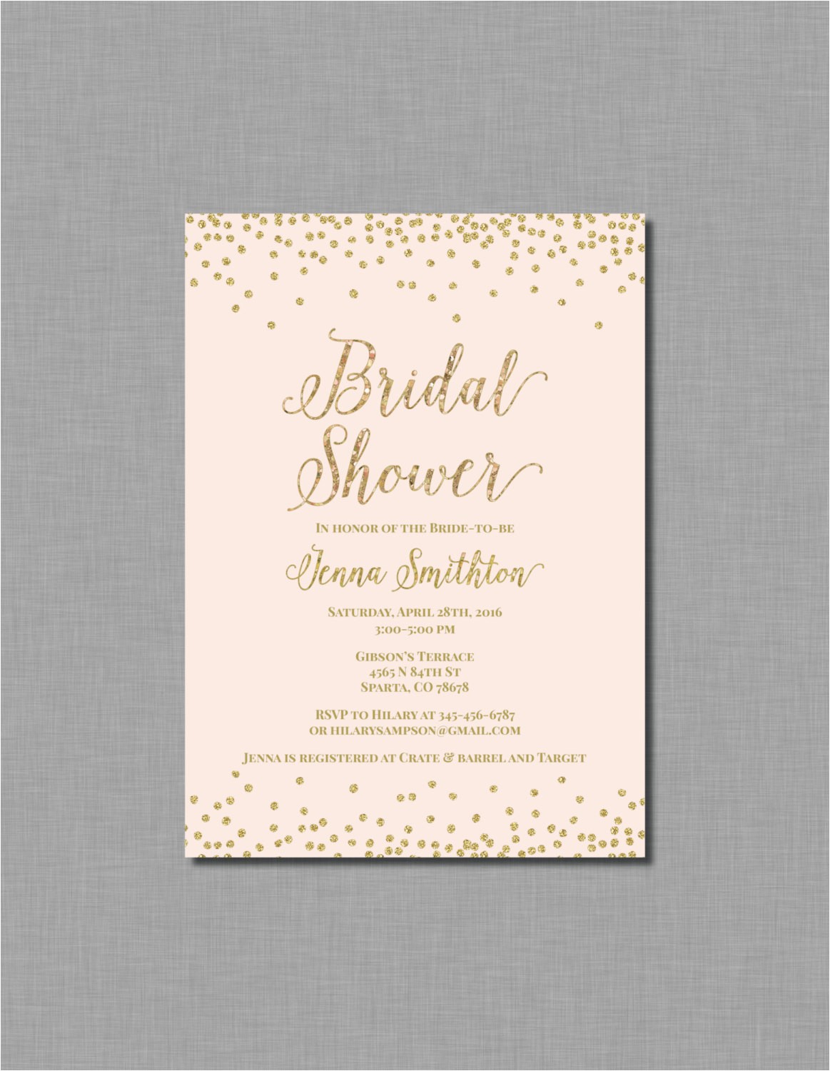 Pink and Gold Bridal Shower Invitations Etsy Blush Gold Bridal Shower Invitation Pink Glitter Mia Br85 Pink and Gold Bridal Shower Invitations Etsy Blush Gold Bridal Shower Invitation Pink Glitter Mia Br85