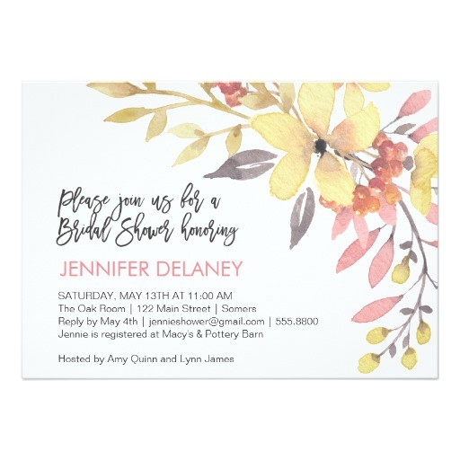 Pink and Yellow Bridal Shower Invitations Yellow and Pink Flowers Bridal Shower Invitation Pink and Yellow Bridal Shower Invitations Yellow and Pink Flowers Bridal Shower Invitation