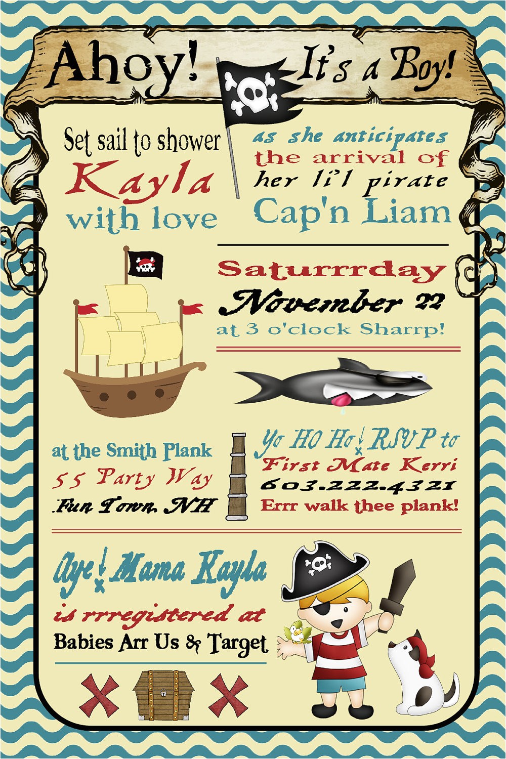 Pirate themed Baby Shower Invitations Pirate Baby Shower Invitation Boy Invitation Pirate Shower Pirate themed Baby Shower Invitations Pirate Baby Shower Invitation Boy Invitation Pirate Shower