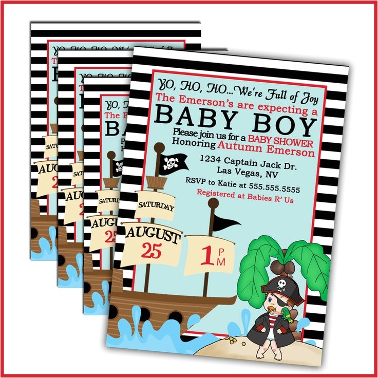 Pirate themed Baby Shower Invitations Pirate Baby Shower Pirate themed Baby Shower Invitations Pirate Baby Shower