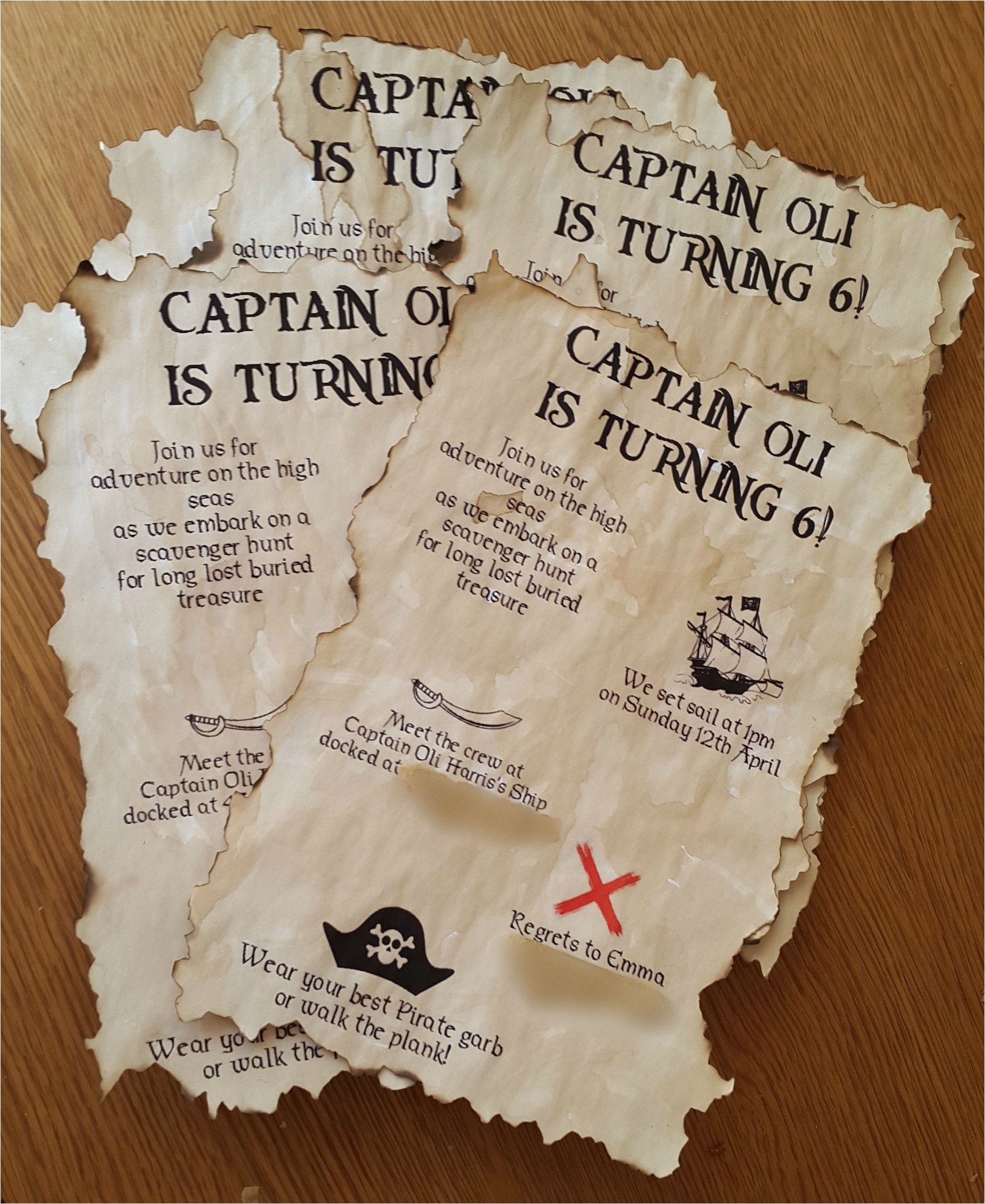 Pirate themed Birthday Party Invitations Pirate Party Invitations Me the Man & the Kids