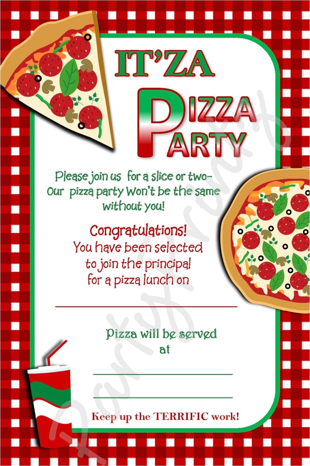 Pizza Party Invitation Template Pizza Party Invitations Party Invites