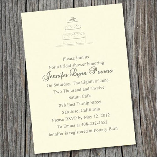 Plain Bridal Shower Invitations Cheap Simple Cake Vintage Online Bridal Shower Invitation