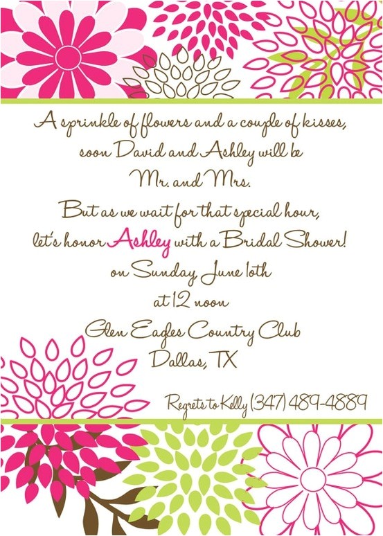Poems Bridal Shower Invitations Bridal Shower Invite Cute Poem