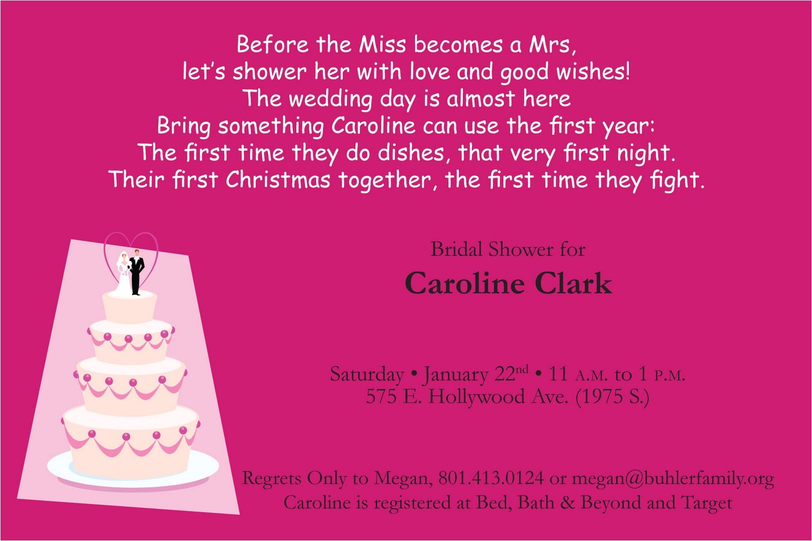 Poems Bridal Shower Invitations Bridal Shower Poems and Quotes Quotesgram