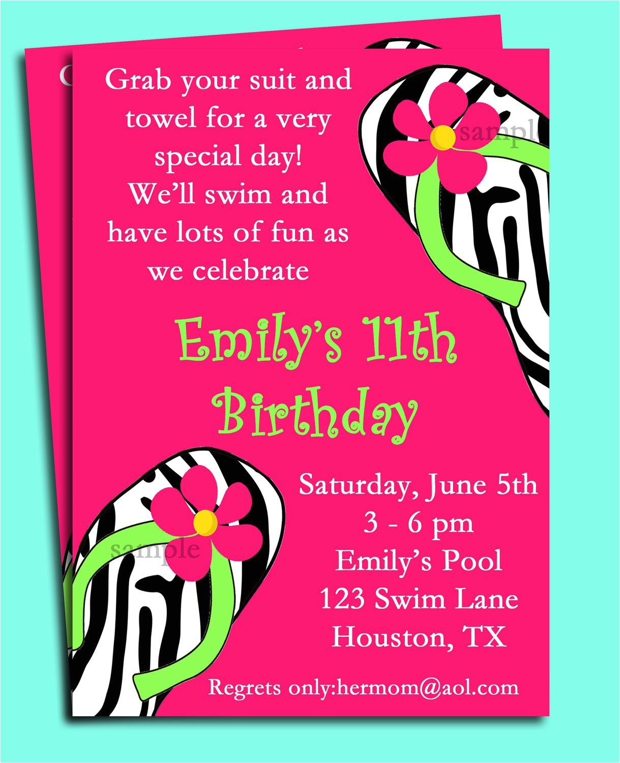 Pool Birthday Party Invitation Wording Pool Party Birthday Invitation Wording